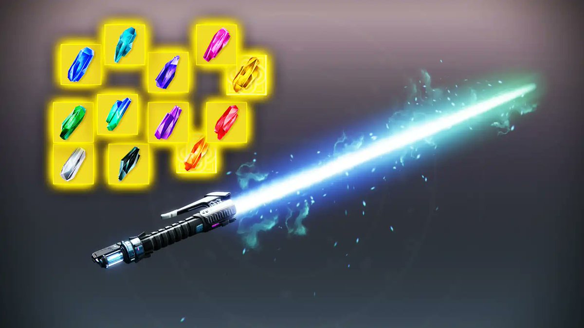 DestinyBulletn's tweet image. 🚨Updating: Praxic Blade Dark Matter Crystals - All 12 colors and how to get them - thegamepost.com/destiny-2-prax…