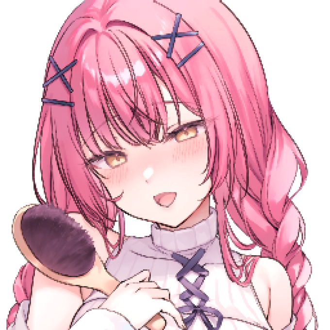 OCキャラがまるでレトロ美少女ゲーに いるメインヒロインな気がしてきた.+(*¨*)+. このツール可愛い～!!