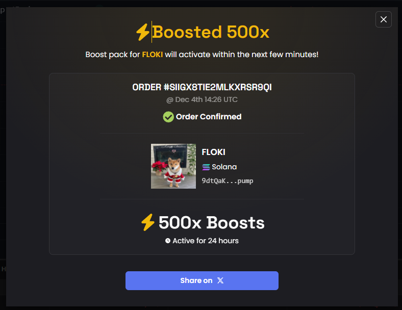 futuremilli0ns's tweet photo. Here you go, just secured a 500x BOOST for $FLOKI Santa!

ca: 9dtQaKYza1ZJgJscAPdH2gx3E2qAAeRfcMEh1m9opump

https://t.co/a46c8sNv6p https://t.co/hO6g80vVfe