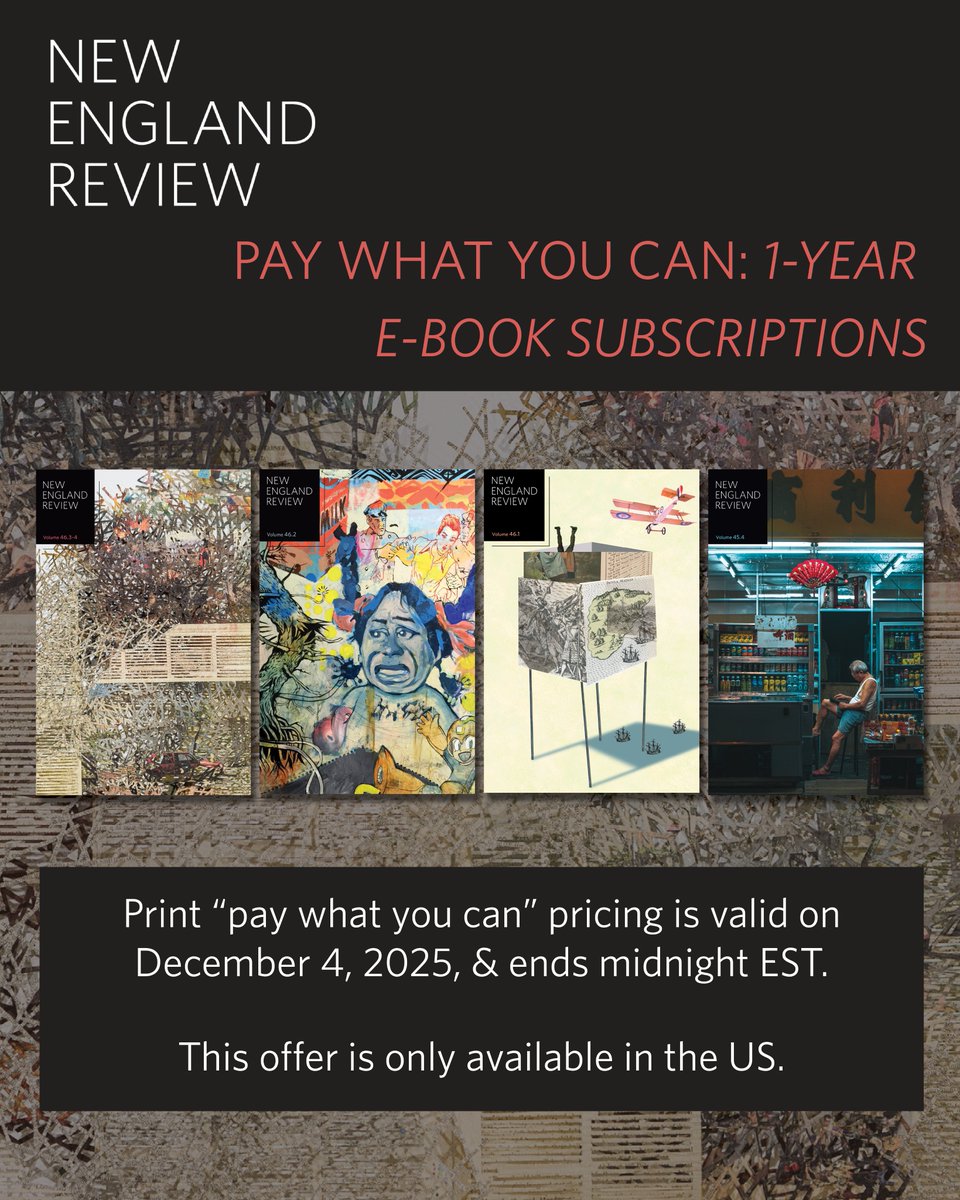 New England Review tweet media