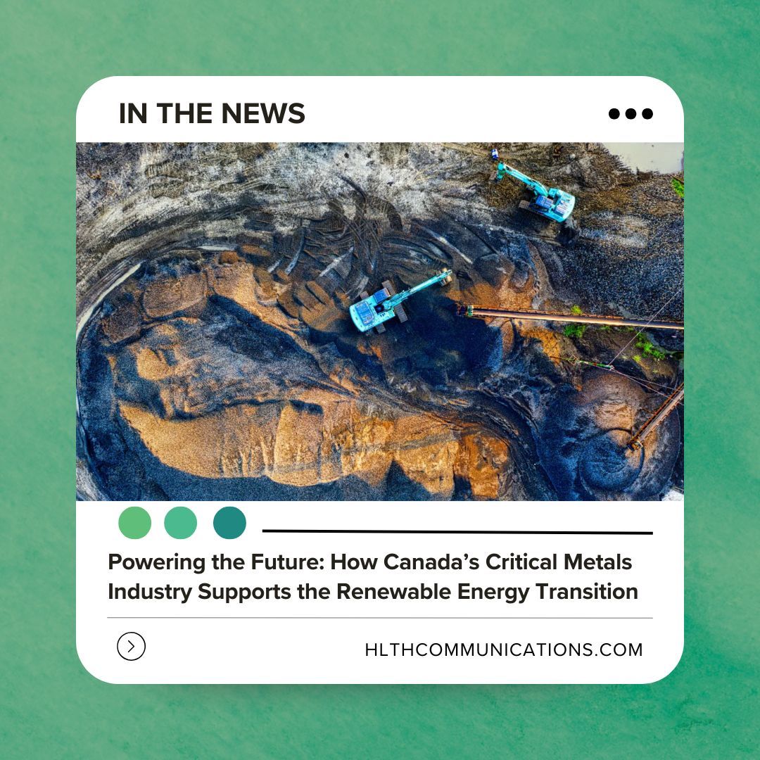 HLTH_Comms's tweet photo. A new feature is out highlighting the vital role Canada’s critical metals sector plays in supporting the global shift to cleaner energy. 

Check out the full article: https://t.co/b5r1r9Co8f 

#CriticalMinerals #EnergyTransition #CleanEnergy #MiningInCanada #Exploration #StrategX https://t.co/ObySeoObCM