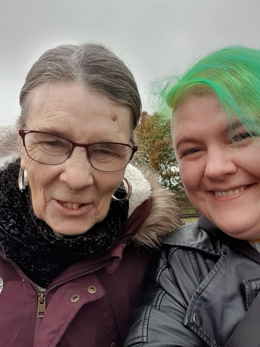 CakeHanded's tweet image. Happy heavenly birthday to Betty! Been having your favourite kind of tea today and been thinking about you a lot. Sending you all the love and then some pal. I also really love this pic we got when we'd went to Beamish. She loved that place, and she was very much loved. ♡