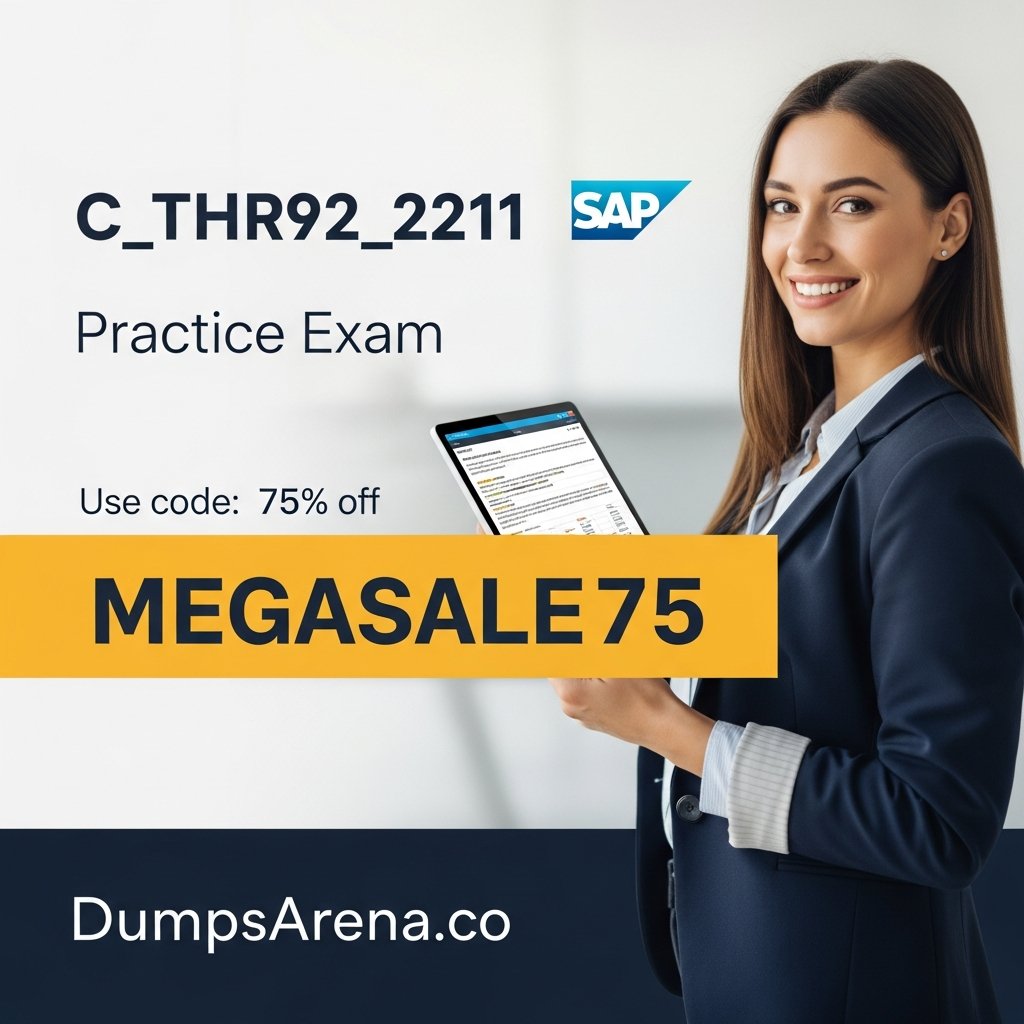 dumpsarena's tweet image. Exclusive SAP C_THR92_2211 Practice Exam Coupon Code 2025
#SAP #SAPCertification #C_THR922211 #PracticeExam #SAPExam #SAPTraining #SAPLearning #CertificationPrep