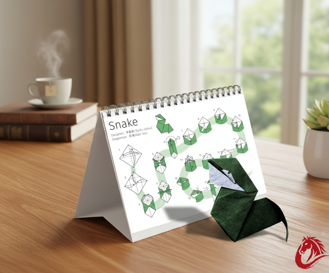 PassionOrigami's tweet image. New: Origami Calendar 2026 by Syn, Xu Tao and friends origami-shop.com/calendrierorig… 50 copies will be printed, exclusively for Origami-Shop! Only 9.99€ + pack of 18 selected sheets   Pre-order available for availability on Friday, December 12.  #origami #synorigami #Origamishop