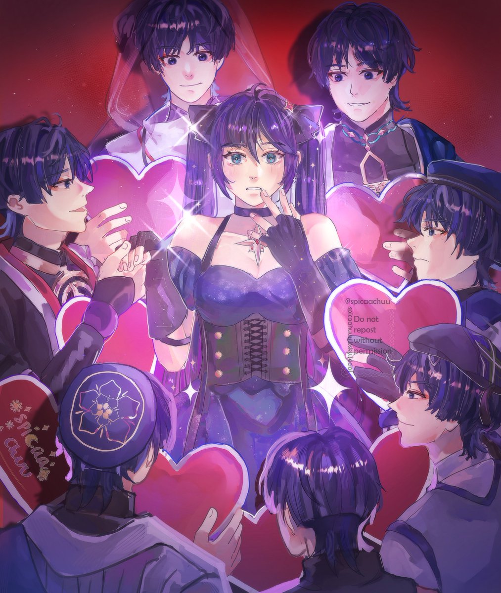 spicaachuuu's tweet image. mona with all scara ofc 😎 #scaramona