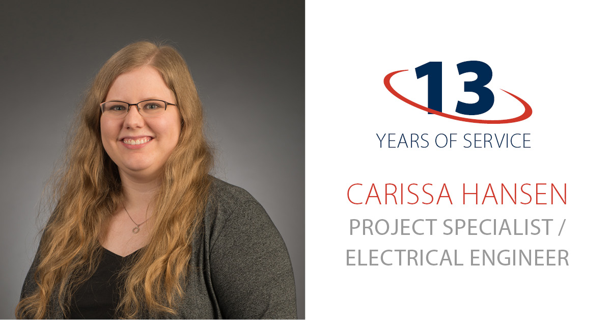 PeterBassoAssoc's tweet photo. 👏👏 Happy #workanniversary to PBA Project Specialist &amp; Electrical Engineer, Carissa Hansen!! Congratulations on 13 years with PBA!! 🎉🎉

#mepengineering #projectspecialist #engineeringexcellence https://t.co/C8jvjW2HHv