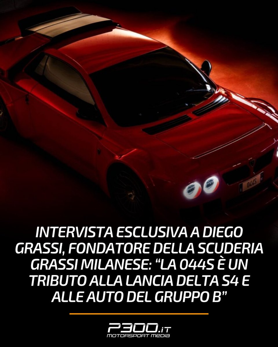 P300it's tweet photo. #Intervista esclusiva a Diego Grassi, fondatore della Scuderia Grassi Milanese: “La 044s è un tributo alla Lancia Delta S4 e alle auto del Gruppo B”
✍️ di: Alyoska Costantino
🔗 https://t.co/SgucHkQu71
#P300it #ScuderiaGrassiMilanese #044s #Lancia #LanciaDelta #DeltaS4 #Rally https://t.co/daBoU1zOac