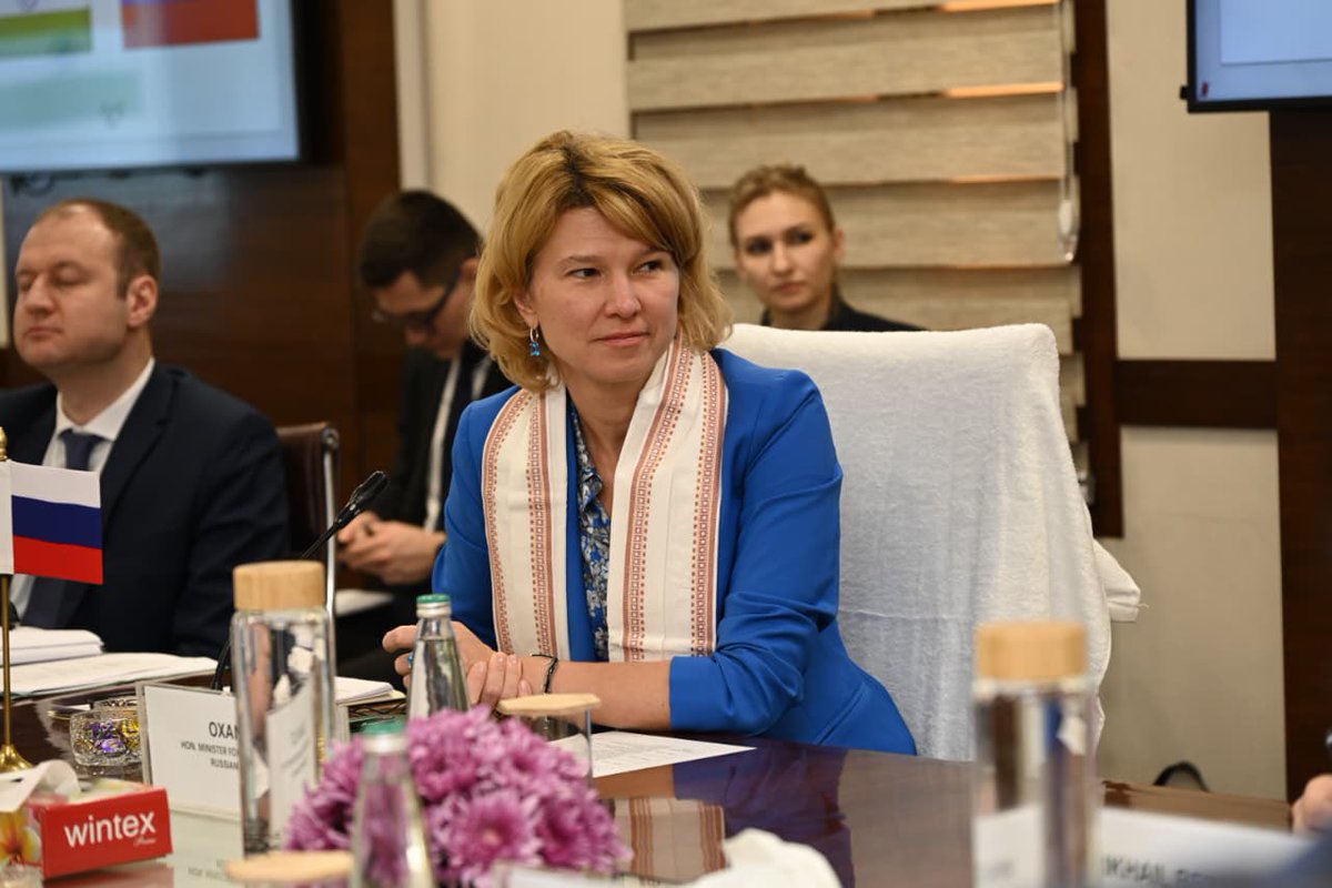 Delighted to meet Russian Agriculture Minister Oksana Lut in New Delhi today. We discussed ways to strengthen Indo-Russian cooperation in agriculture and explored opportunities in modern farming, innovation, research exchange, and sustainable growth. Under the leadership of Prime