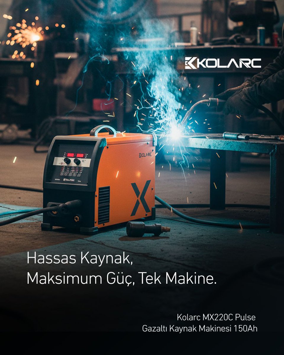Profesyonel Güç. Hızlı Sonuç.
Kolarc MX220C (150Ah) Pulse.

Yüksek verimlilik, maksimum kontrol. Projelerinizi hızlandırın, işçiliğinizi kusursuzlaştırın. Atölyenizin yeni kahramanı.

#Kaynak #Endüstriyel #Kolarc #GazAltıKaynak #Welding #AlizeBodrum