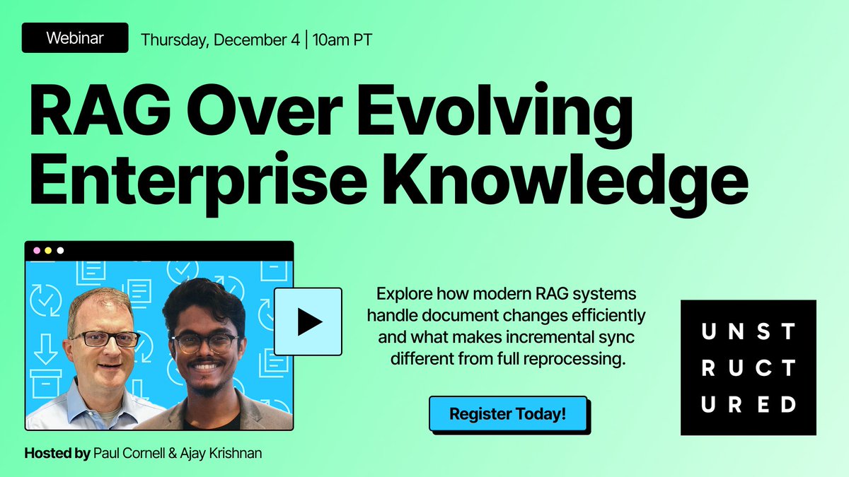 UnstructuredIO's tweet image. If your RAG system slows down as your knowledge base grows, this is why. 1/🧵