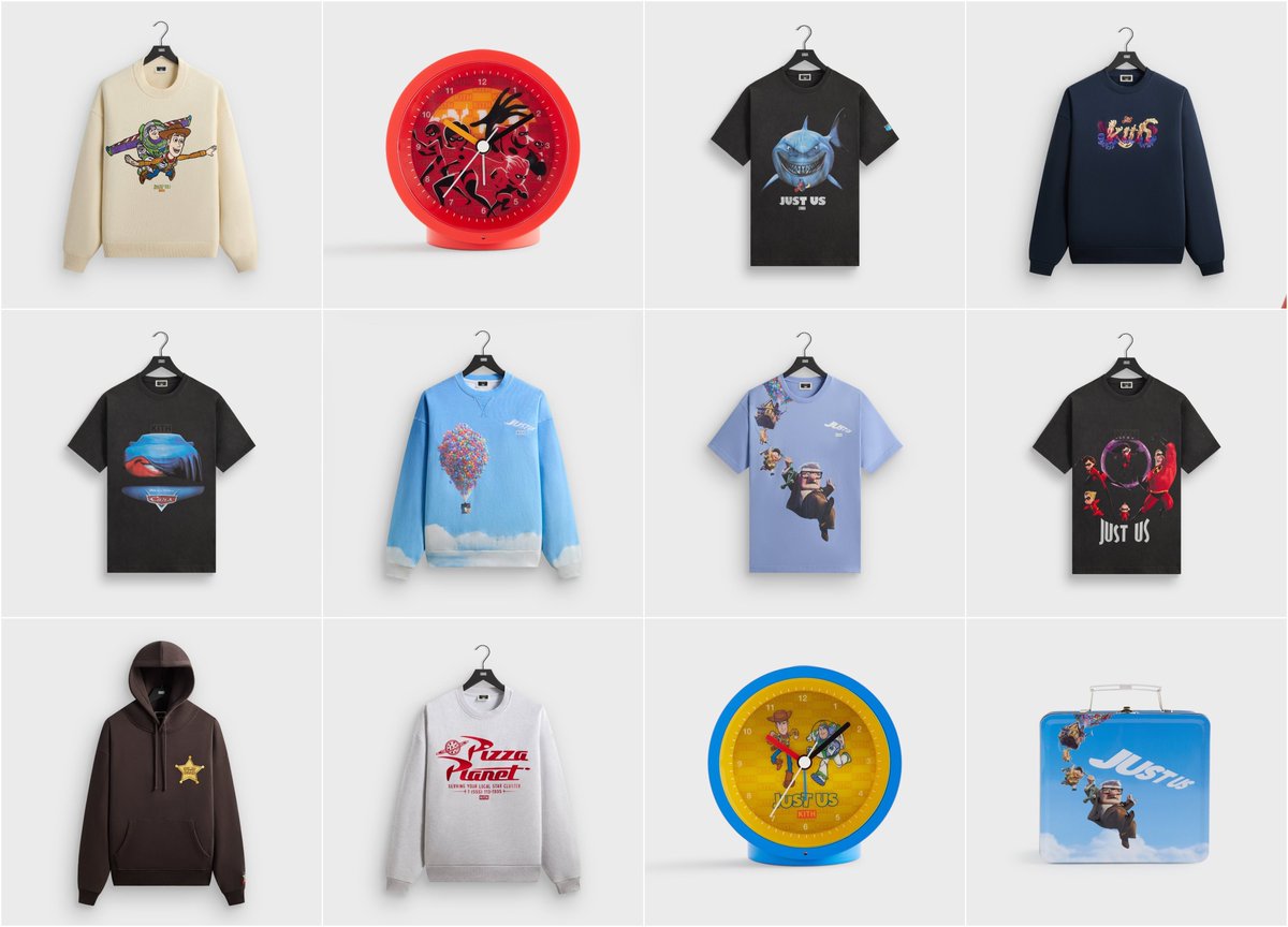 2025年 12/5 & 12/12 発売】 KITH x PIXAR コラボコレクション (キス 