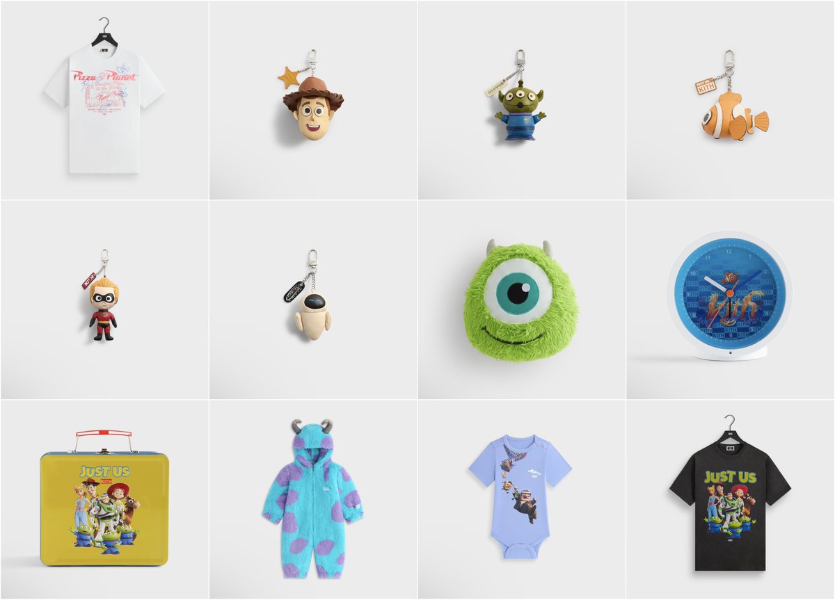 2025年 12/5 & 12/12 発売】 KITH x PIXAR コラボコレクション (キス 