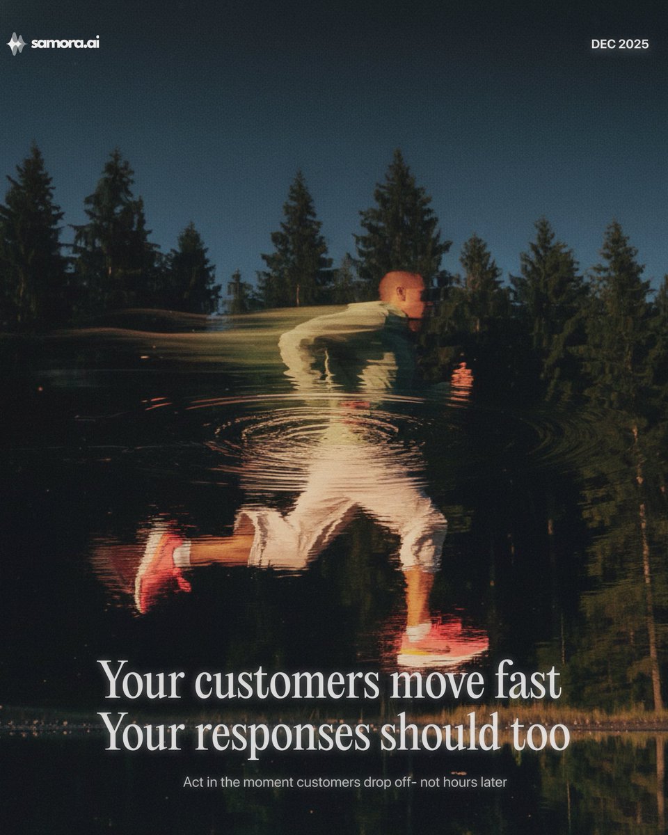 samora_ai's tweet photo. The loop most D2C brands miss

WhatsApp message sent → No reply → ???

We built the “???”

No response in 90 seconds = Voice AI auto triggers a call

Same context. Zero friction.

The customer doesn’t repeat their order. The agent already knows everything.

WhatsApp → Voice https://t.co/2DqrkGeYWy