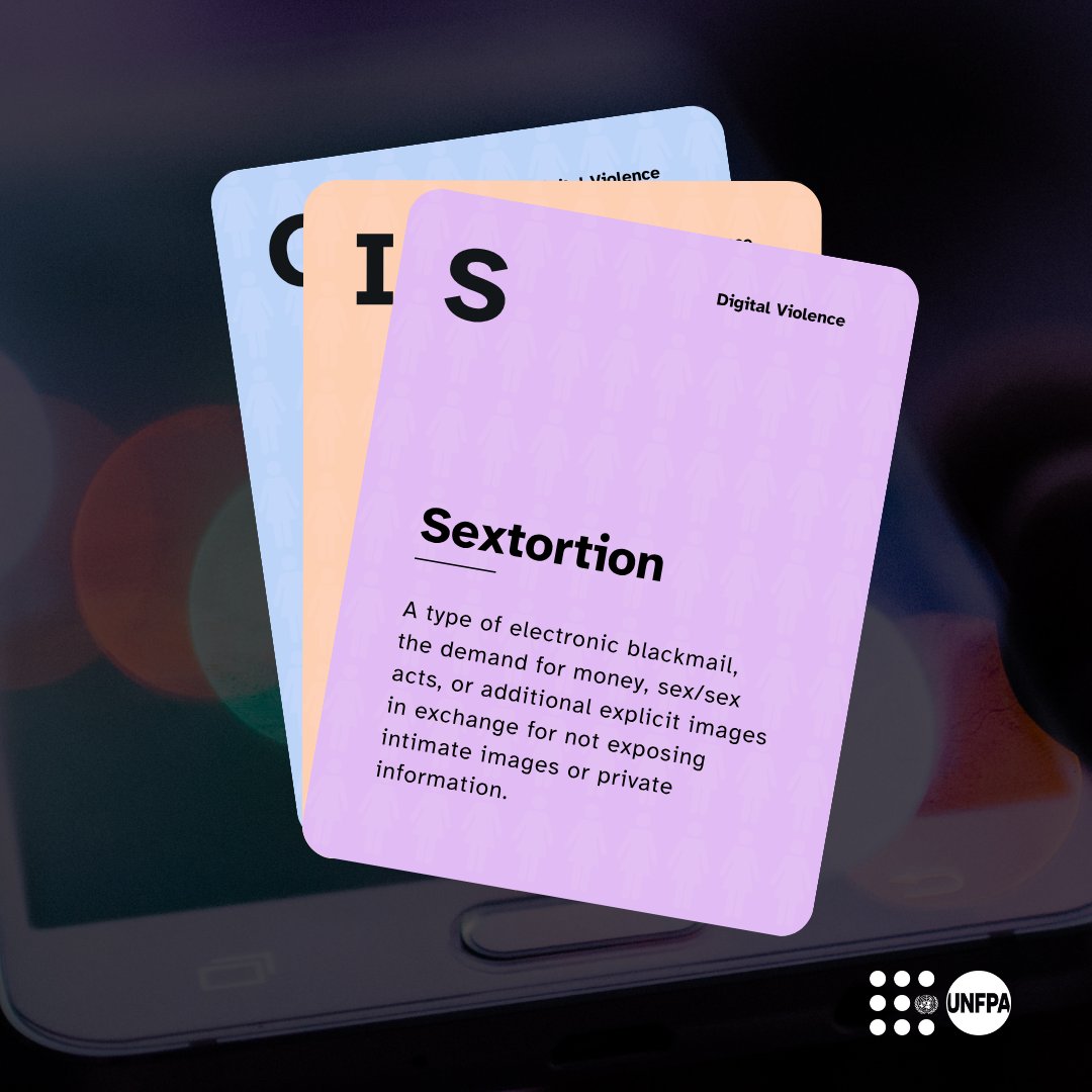 Sextortion causes real harm.

During these #16Days of Activism Against Gender-Based Violence, help <a href="/UNFPA/">UNFPA</a>  increase awareness of digital violence: unf.pa/gl

#ENDviolence