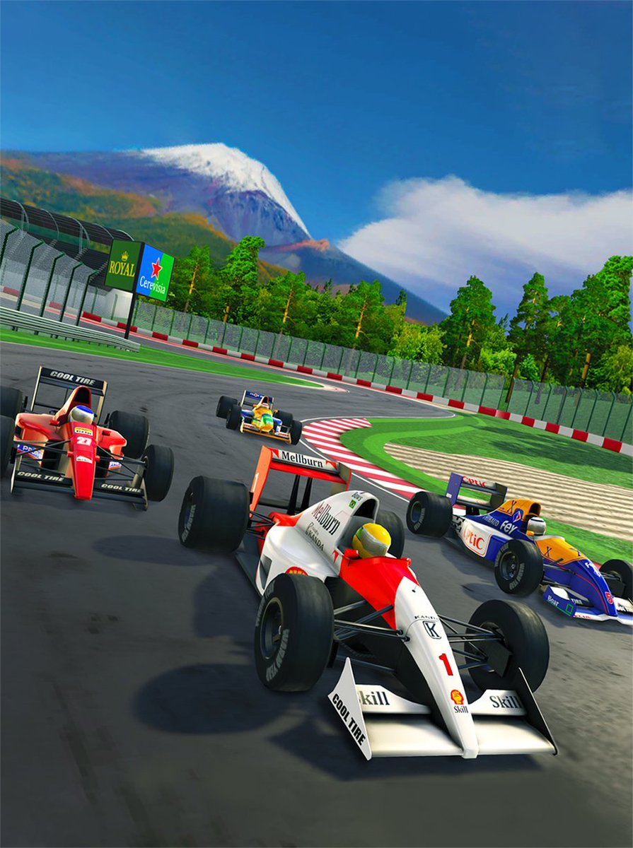 samplegorilla's tweet image. もどきとはいえども、令和の時代にフォンドメタル・AGS・コローニなど、伝説のテールエンダーが操縦できるゲーム『4PGP FOUR-PLAYER GRAND PRIX』4pgp.com