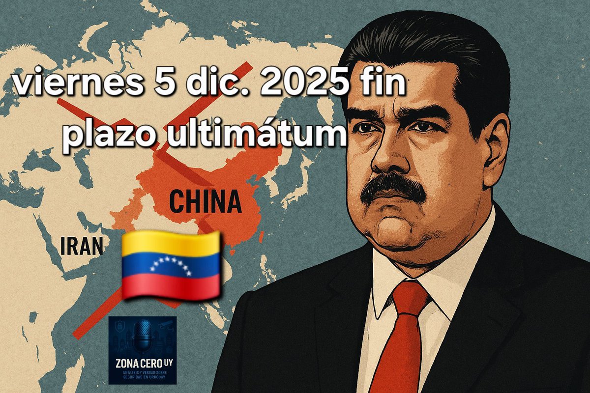 La versión de que el ultimátum vence el viernes 5 de diciembre 2025 se sostiene. Pero que ese vencimiento produzca un desenlace exilio, derrocamiento, negociación o escalada militar sigue siendo incierto. El espacio aéreo de venezuela sigue cerrado para aviones comerciales,