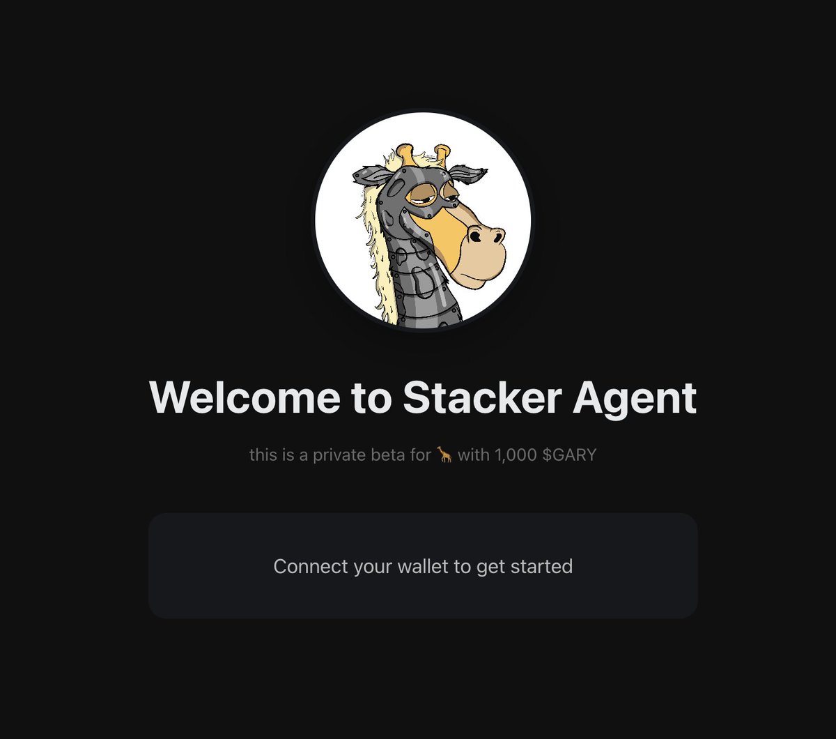 If you are new to 🦒 and grab your first 🦒 today on Magic Eden I'll send you 1,000 $GARY for free so you can check out Stacker Agent Beta!  

Just let me know if you grab one!