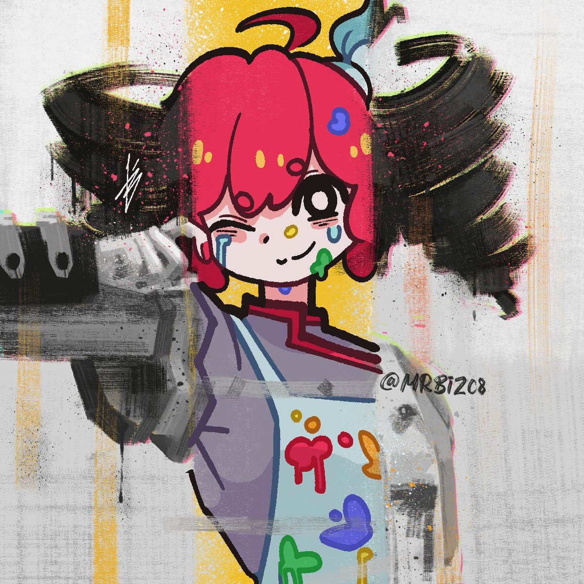 Amo cadmium colors. Ojalá Jamie Paige fuera real y de lanús. #重音テト #KasaneTeto #JamiePhanart