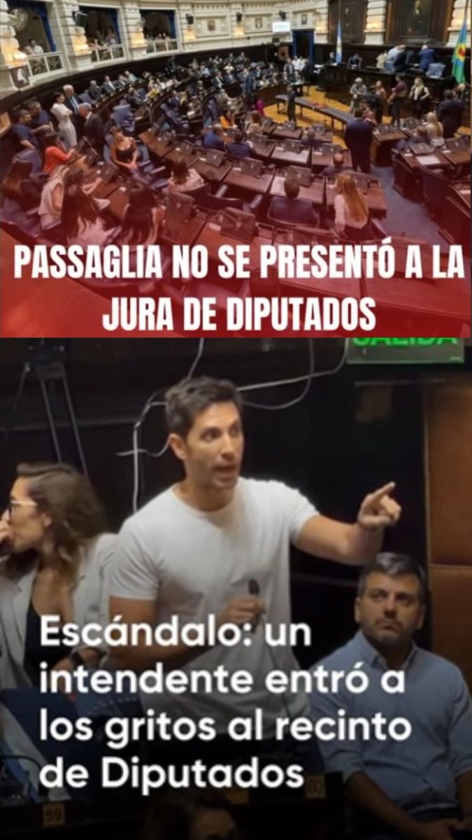 Efloresyanz's tweet photo. Mueren por la cámara.

En estos días, los Passaglia hicieron Show: Manuel no fue a la jura, y hoy Santiago se presentó en el recinto de la Cámara de Diputados diciendo: “Quiero ser intendente y diputado. No me importa nada.” https://t.co/RJp8cogelK