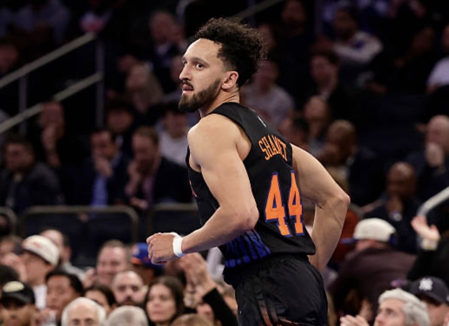 How do the Knicks get around Landry Shamet’s absence? <a href="/RPStratakos/">Robbie Stratakos</a> discusses the matter: open.spotify.com/episode/2wkC93…