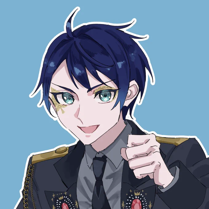 これはブレジュのうちわの為に描いた