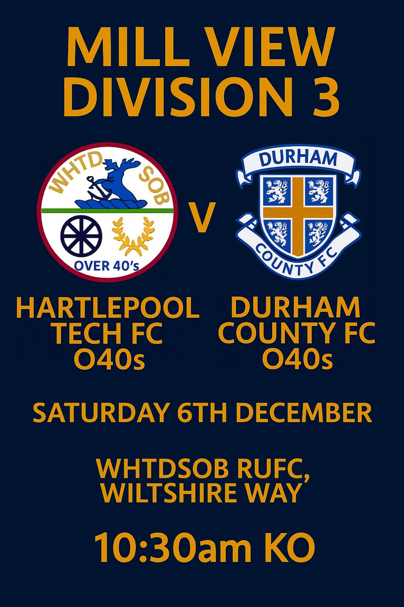 Durham County FC O40s tweet media