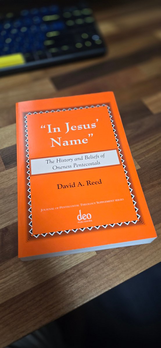 ReviewApostolic's tweet photo. Don't excommunicate the messenger.
One of the best works on Oneness Pentecostal history was written by a Trinitarian.
Of course its not pro-Oneness, but the historical work that was put into it is tops. 🔥 #ApostolicHistory #ONENESS #Acts238 https://t.co/j3WP5GLyNU