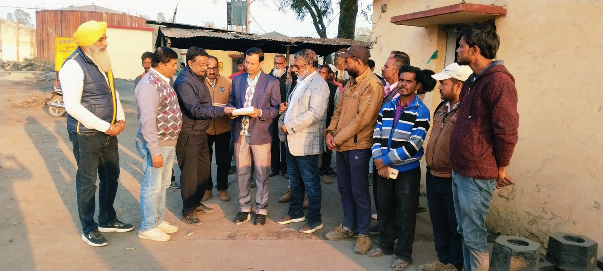 किसान सहकारी चीनी मिल पूरनपुर का निरिक्षण वरिष्ठ निरीक्षक विधिक माप विज्ञान व ज्येष्ठ गन्ना विकास निरीक्षक पूरनपुर के sathl