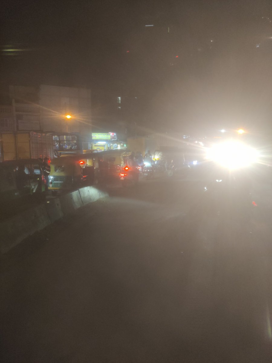 S_sauban's tweet photo. When will @blrcitytraffic will do anything about this frezer town entry have been waiting for 30 minutes still here... https://t.co/v7MzAbQ2iH