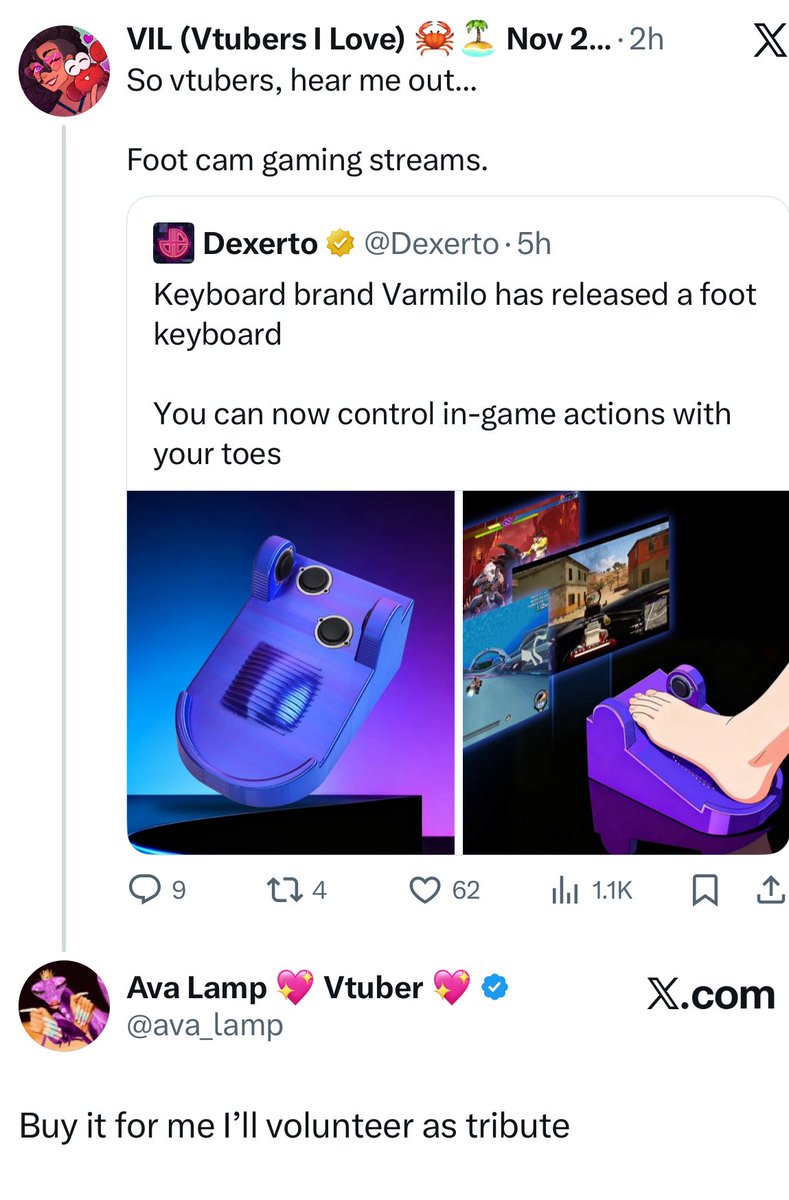 VIL (Vtubers I Love) 🦀🏝️ tweet media