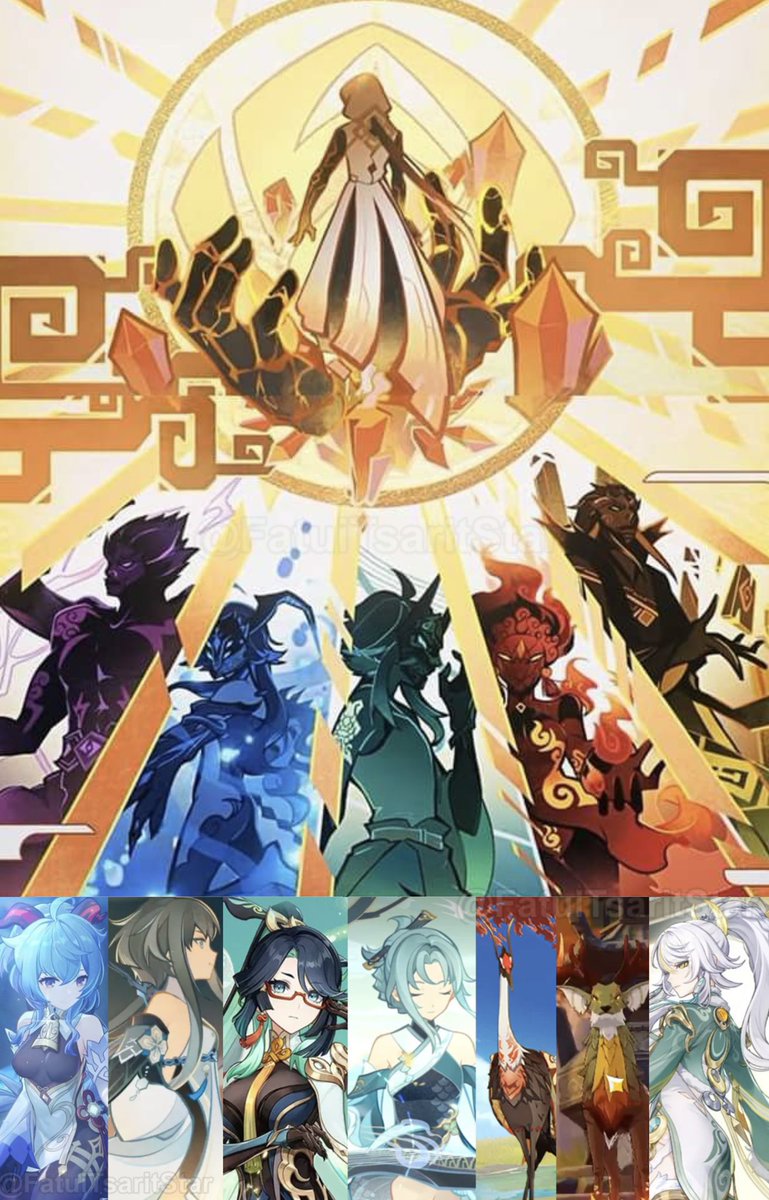 ☾꙳⋆— #Columbina #Zibai #NodKrai
// #GenshinLeaks 6.3 Playable Zibai //

Tsaritsa Family            &amp;           Morax Family