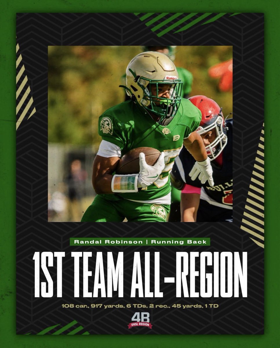 Blessed to be named 1st Team All-Region Running Back
#agtg