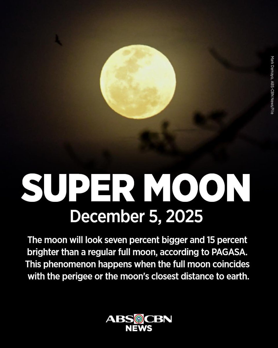 ABSCBNNews's tweet photo. GANDA MO SA PANINGIN.' 🌕

A little treat for all the moon lovers. https://t.co/Cr7Bqhlvtq