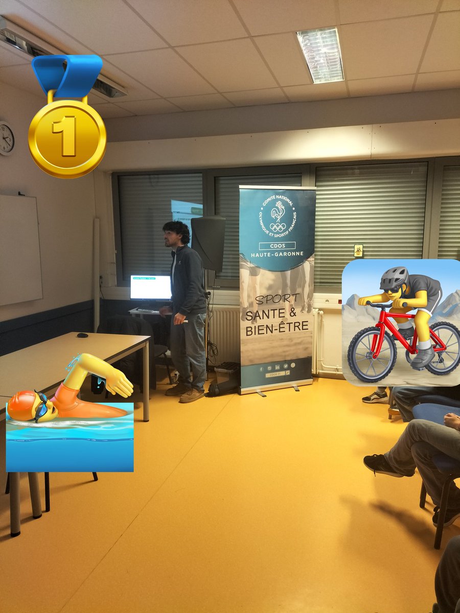 roussillous's tweet photo. Intervention du Comité olympique sur le thème du sport de la santé et du bien-être. @actoulouse  @DSDEN31 https://t.co/PQLr7ZYHKp