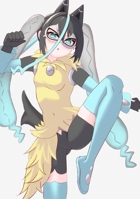 メガルカリオZにミクっぽさ感じてミクルカリオZ描いた
