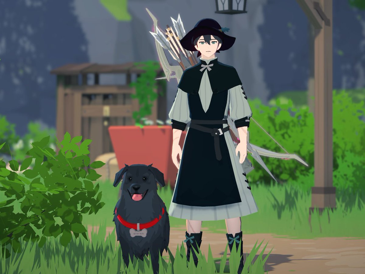 부캐도 만들었어요(옷이없음)