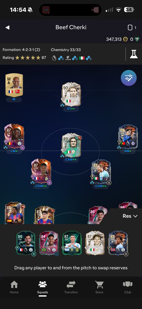 Hinchhh's tweet photo. @FIFA22_INFO What’s the next upgrade lads ? https://t.co/8OBAG4SvHB