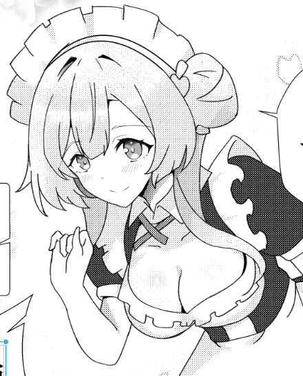 冬コミの新刊より メイドミモリちゃん 