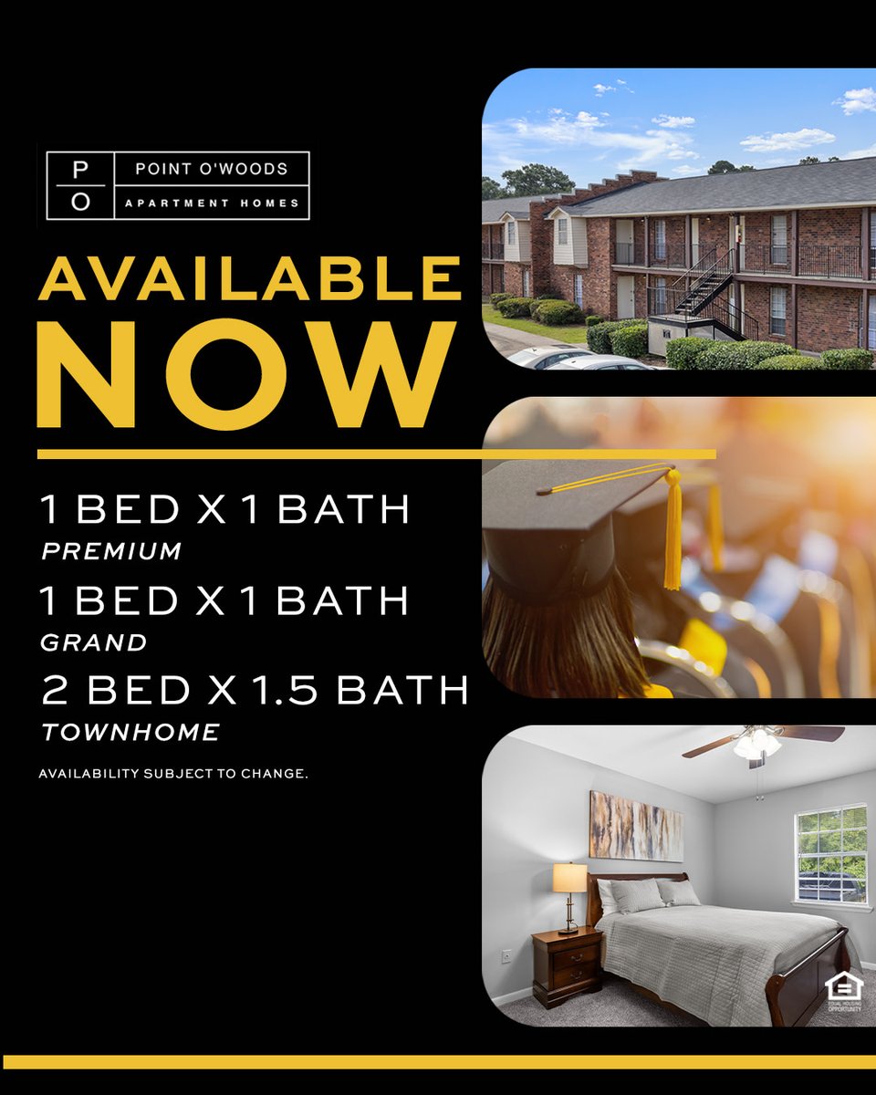 PointOWoodsofMS's tweet image. #PointOWoods #Apartments in #HattiesburgMS has December availability! Updated 1-bed, 1-bath apartments &amp;amp; 2-bed, 1.5-bath townhomes are ready for new residents.

Upgrade your lifestyle with us this season!🌟 pointowoodsms.com