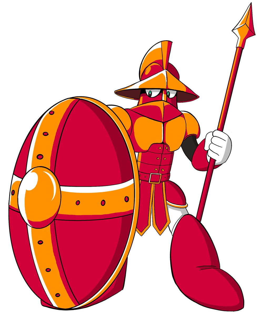 WVN-008: Gladiator Man
An entertainment robot, he fights for bets and views.
He Wants to someday defeat the famous Knight Man in a fair battle. 
After being infected with the virus, He fights any and all challengers. No holding back.
Good: Ambitious 
Bad: Overconfident