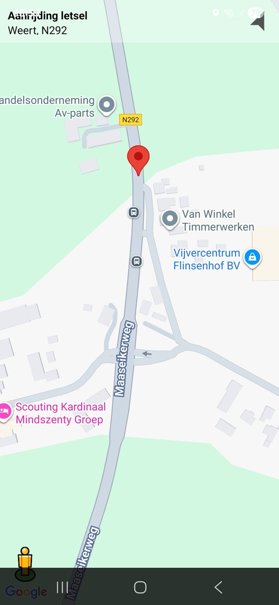 Aanrijding letsel op Maaseikerweg