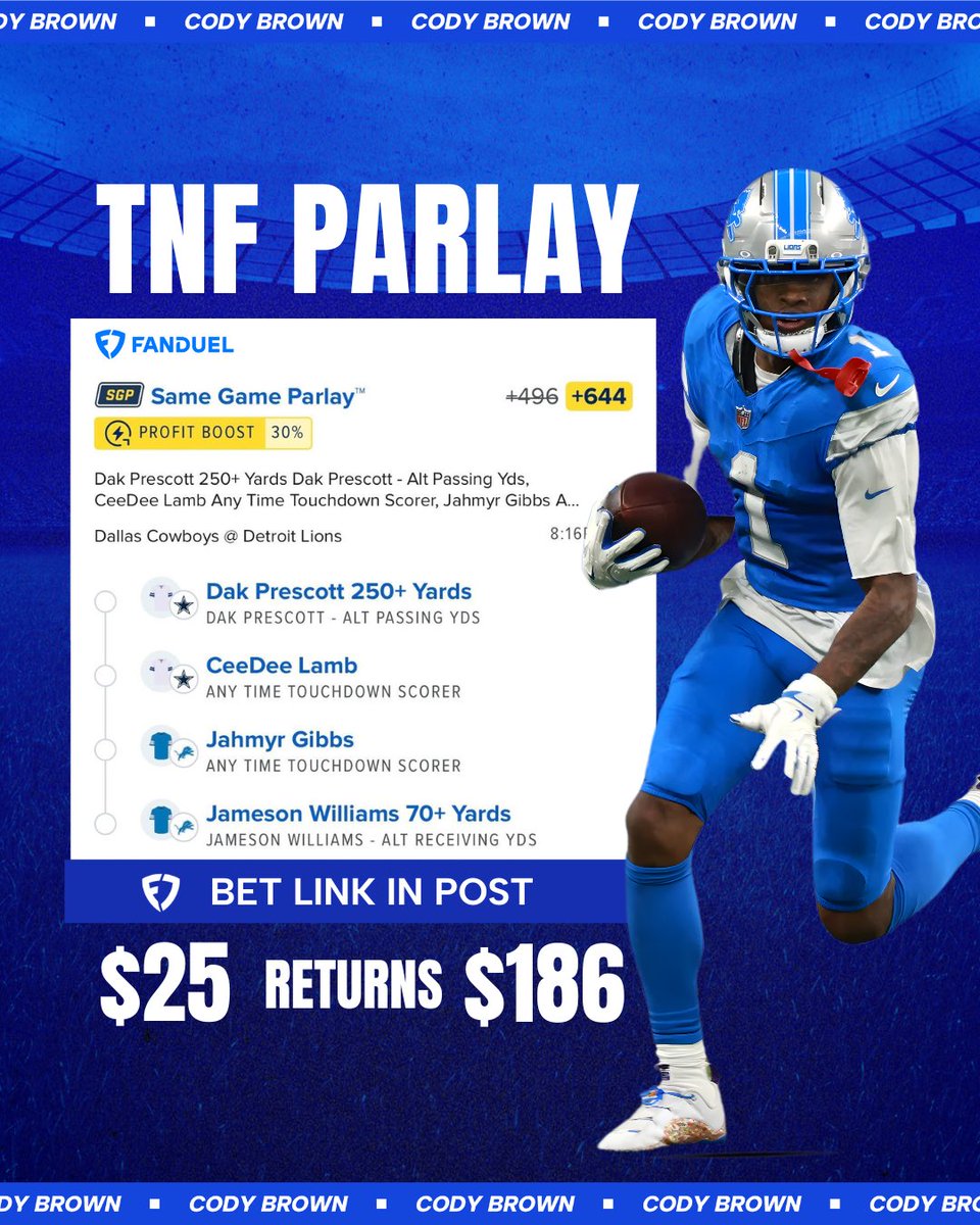 Cody Brown Bets tweet media