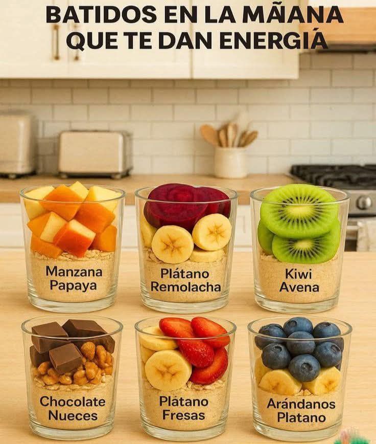 NutriologoGiron's tweet photo. Batidos para dar energia https://t.co/GQoCYi5YdG
