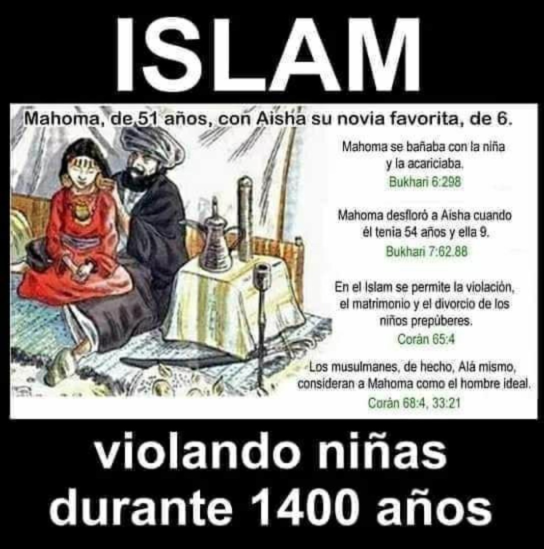 La religión de los pedofilos y fornicadores que no comen jamón.