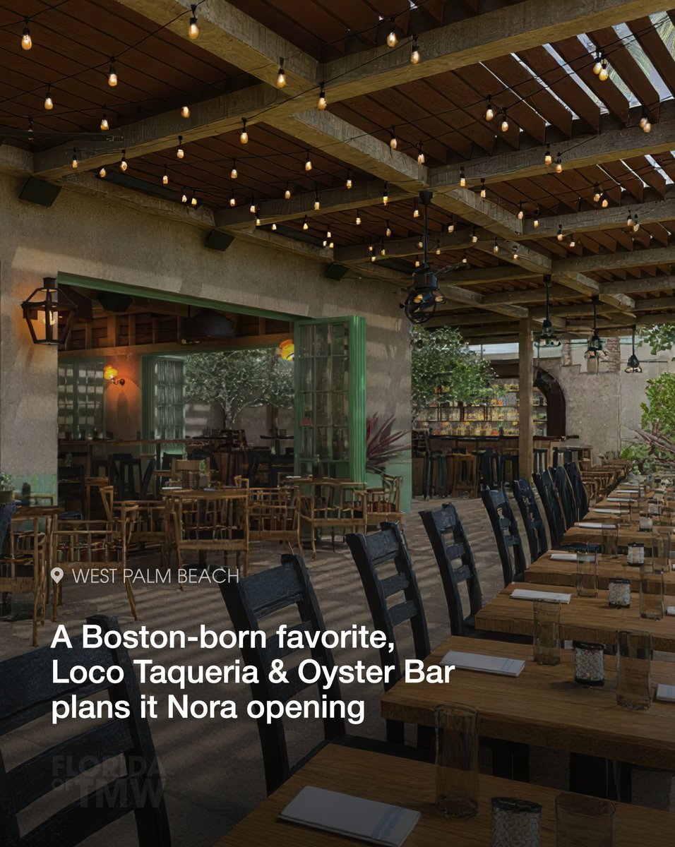 Loco Taqueria &amp; Oyster Bar, the Boston-born neighborhood favorite known for its Baja-style tacos, fresh oysters, and crushable margaritas, is opening its first Florida outpost in West Palm Beach’s Nora District early next year.