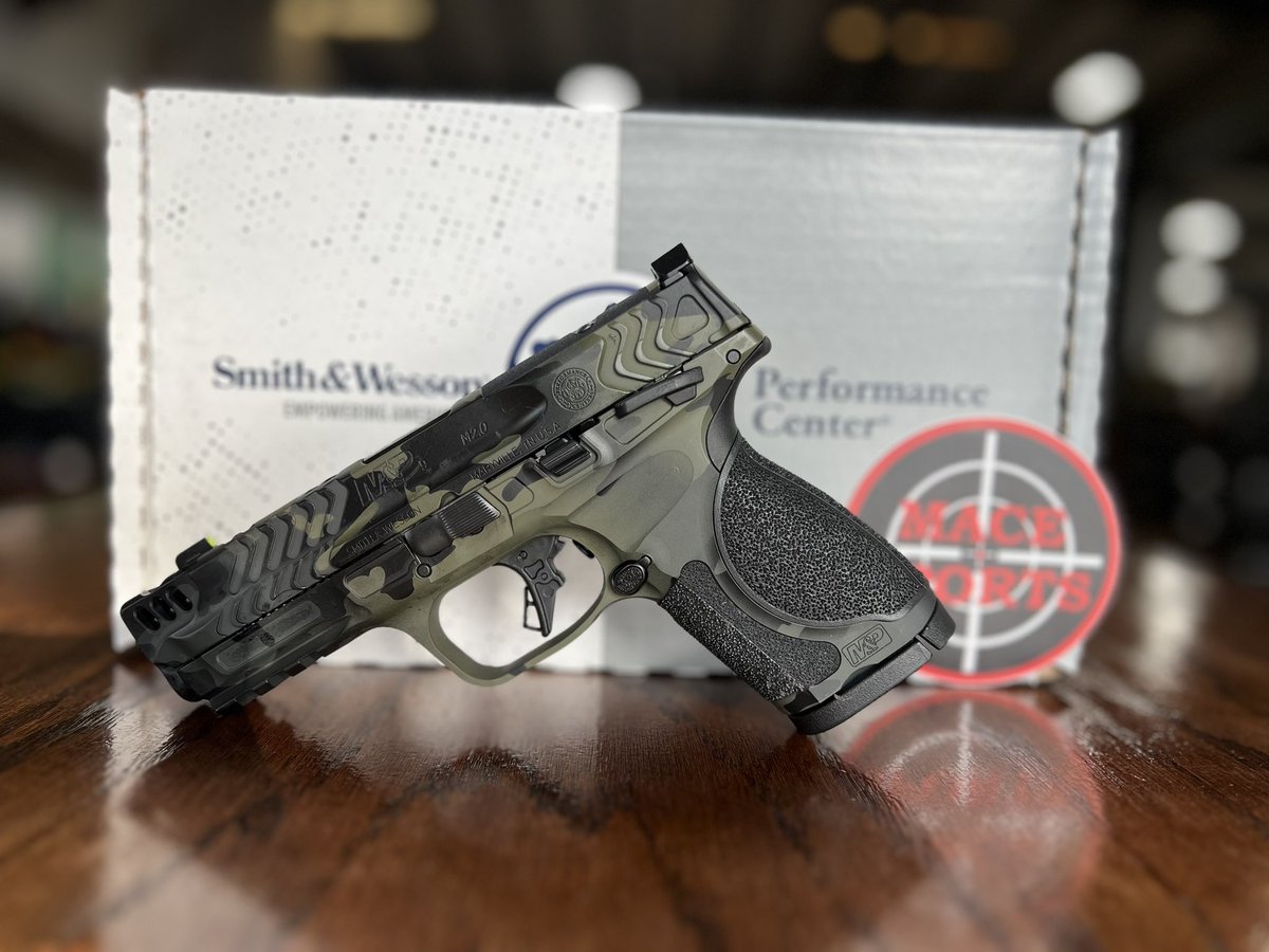 Open 10-6 Today!
Smith Wesson PC M&amp;P9 M2.0 Metal Compact Carry Comp Black Multicam