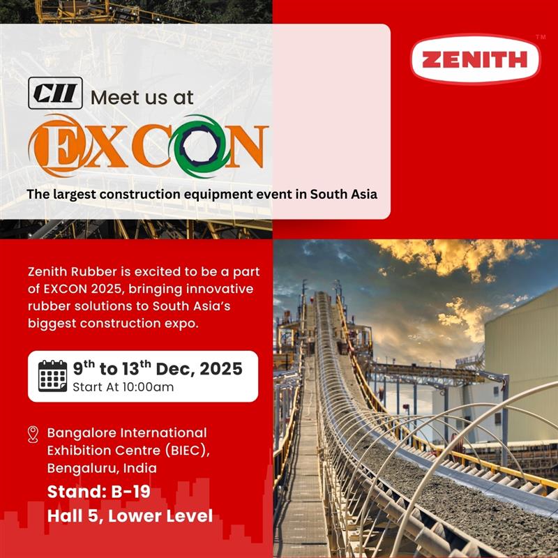 ZenithRubber's tweet photo. EXCON 2025
📍 Stand B-19 | Hall 5, Lower Level
📅 December 9 – 13, 2025
🏢 Bangalore International Exhibition Centre (BIEC), Bengaluru, India

#Excon2025 #ZenithRubber #AamirVohra #INDIAexpo https://t.co/ywBBfA2ZSU