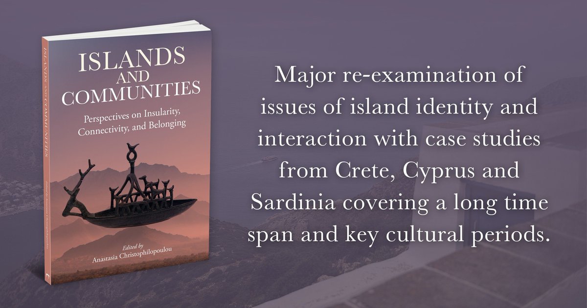 "Islands and Communities" is a Major re-examination of issues of island identity and interaction with case studies from Crete, Cyprus and Sardinia covering a long time span and key cultural periods.

💻: tinyurl.com/yvw66jar