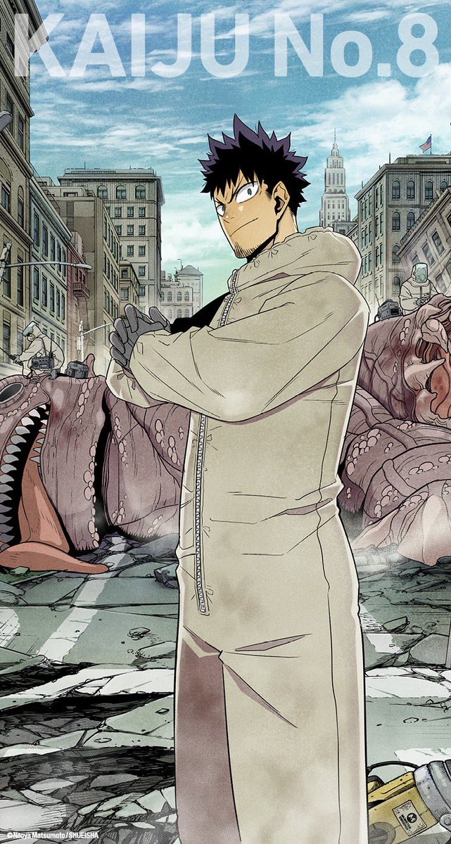 怪獣8号』原作壁紙配布!!】 松本先生の描き下ろしフルカラーイラスト