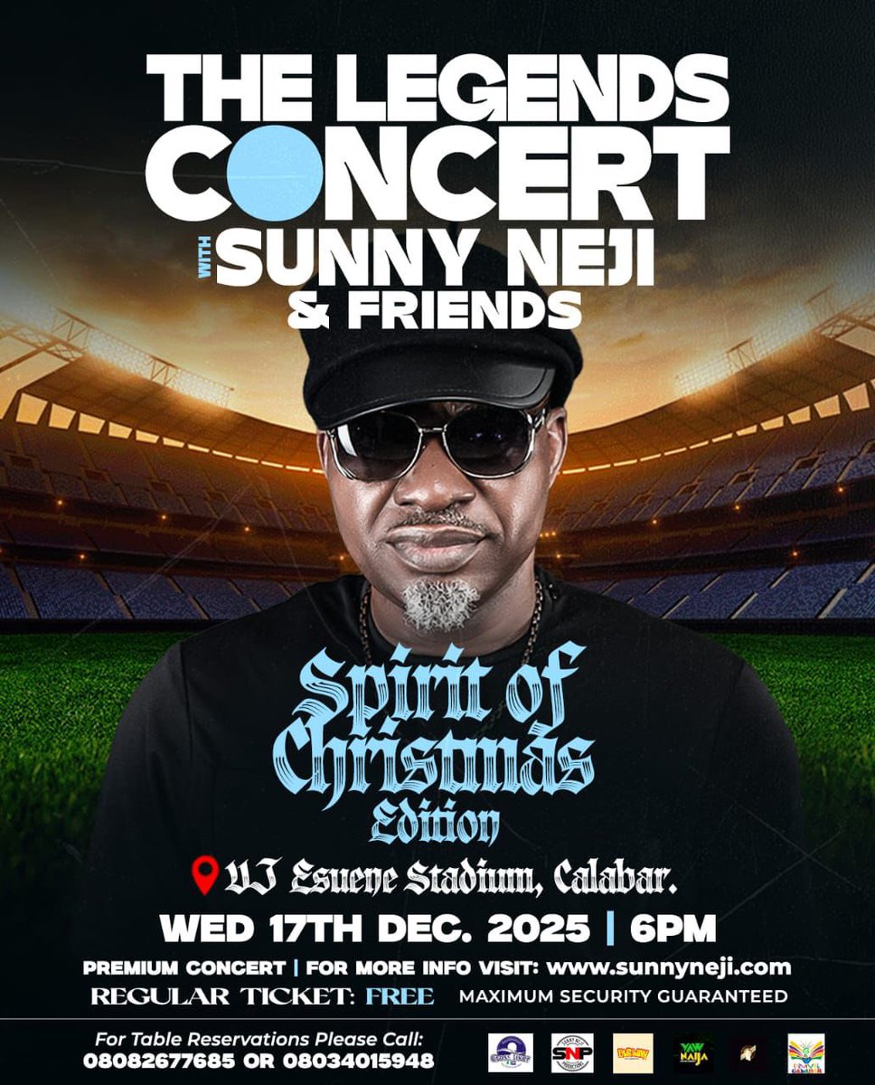 The traces of Time is tracing the legends of time.

Sunny Neji will be around to give us a sunny atmosphere in the entertainment geography of Calabar - cloudy vibes, rainy fun while boredom will witness haramattan, but the harmattan blowing sands will create a dune of Enjoyment.